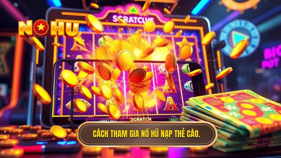 Cách tham gia nổ hũ nạp thẻ cào.