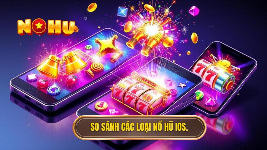 Nổ hũ đổi thưởng uy tín cho iOS: Trải nghiệm đỉnh cao và an toàn tuyệt đối 3 So sánh các loại nổ hũ iOS.