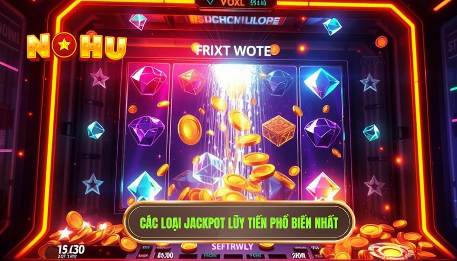 Jackpot lũy tiến hoạt động thế nào? Khám phá cơ chế vận hành của những hũ thưởng khổng lồ 3 3. Các loại Jackpot lũy tiến phổ biến nhất