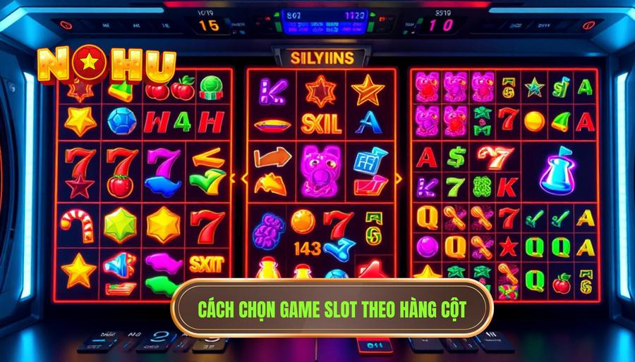 Cách chọn game slot phù hợp: Bí quyết chinh phục mọi vòng quay tại NỔ HŨ 3 3. Cách chọn game slot theo hàng cột